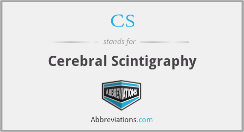 CS - Cerebral Scintigraphy