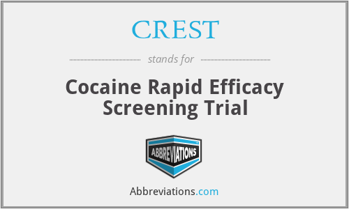 CREST - Cocaine Rapid Efficacy Screening Trial