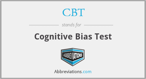 CBT - Cognitive Bias Test