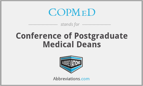 COPMeD - Conference of Postgraduate Medical Deans