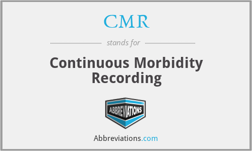 CMR - Continuous Morbidity Recording