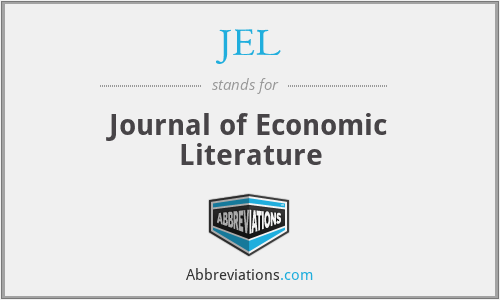 JEL - Journal of Economic Literature