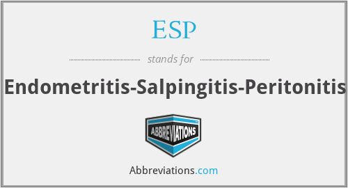 ESP - Endometritis-Salpingitis-Peritonitis