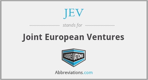 JEV - Joint European Ventures