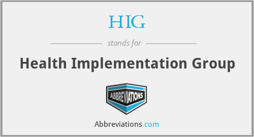 HIG - Health Implementation Group