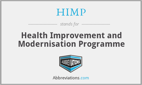 HIMP - Health Improvement and Modernisation Programme