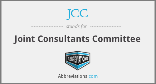 JCC - Joint Consultants Committee