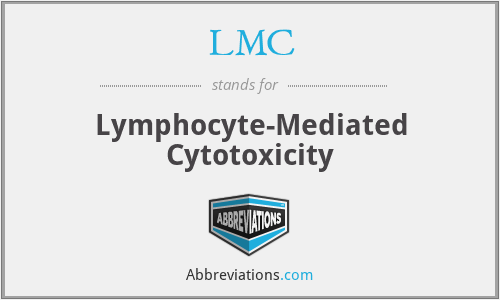 LMC - Lymphocyte-Mediated Cytotoxicity