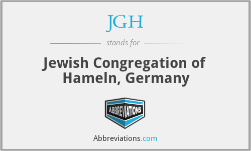 JGH - Jewish Congregation of Hameln, Germany