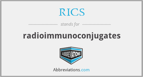RICS - radioimmunoconjugates
