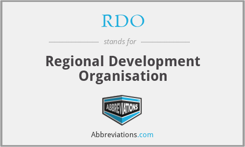 RDO - Regional Development Organisation