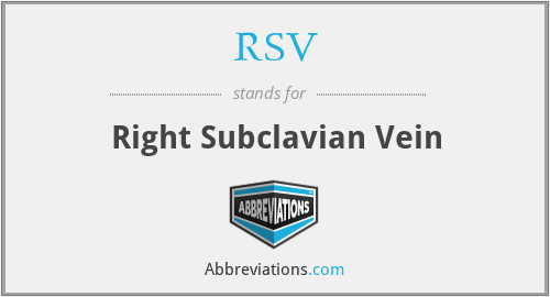 RSV - Right Subclavian Vein