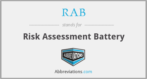 RAB - Risk Assessment Battery