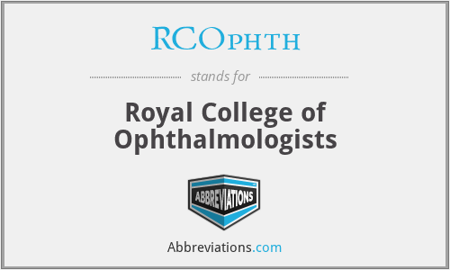 RCOphth - Royal College of Ophthalmologists