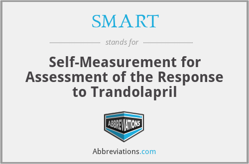 SMART - Self-Measurement for Assessment of the Response to Trandolapril
