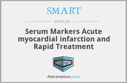 SMART - Serum Markers Acute myocardial infarction and Rapid Treatment