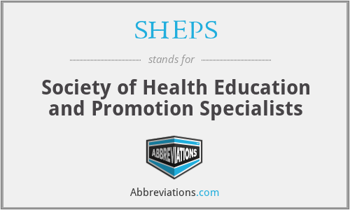 SHEPS - Society of Health Education and Promotion Specialists