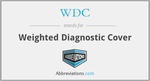 WDC - Weighted Diagnostic Cover