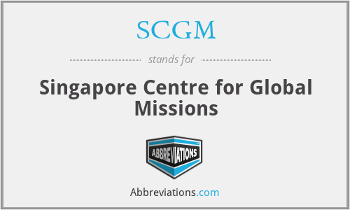 SCGM - Singapore Centre for Global Missions