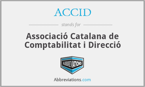 ACCID - Associació Catalana de Comptabilitat i Direcció