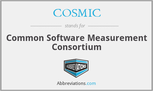 COSMIC - Common Software Measurement Consortium