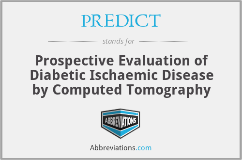 PREDICT - Prospective Evaluation of Diabetic Ischaemic Disease by Computed Tomography