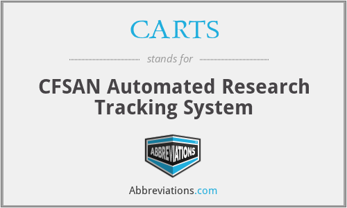 CARTS - CFSAN Automated Research Tracking System