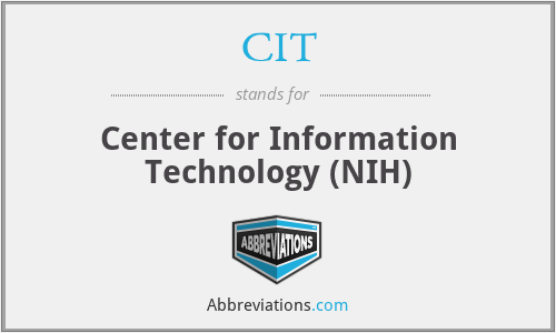 CIT - Center for Information Technology (NIH)