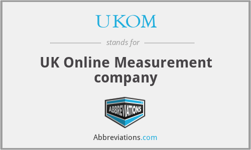 UKOM - UK Online Measurement company