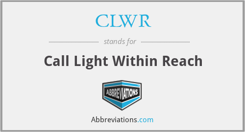 CLWR - Call Light Within Reach