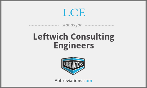 LCE - Leftwich Consulting Engineers