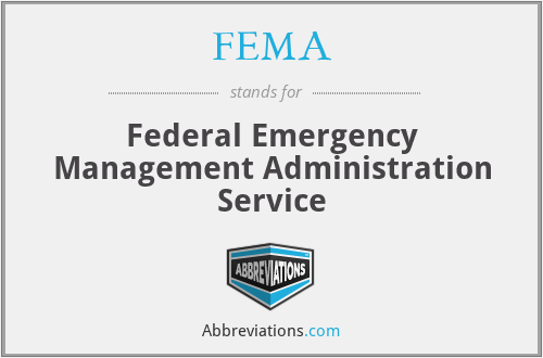FEMA - Federal Emergency Management Administration Service