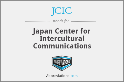 JCIC - Japan Center for Intercultural Communications
