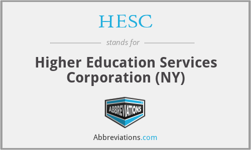 HESC - Higher Education Services Corporation (NY)