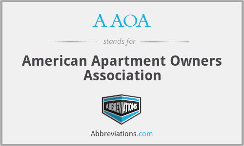 AAOA - American Apartment Owners Association