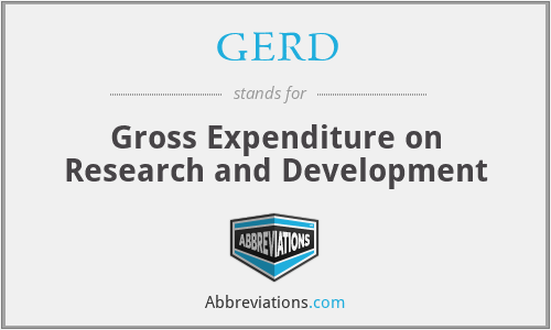 GERD - Gross Expenditure on Research and Development