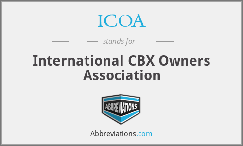 ICOA - International CBX Owners Association