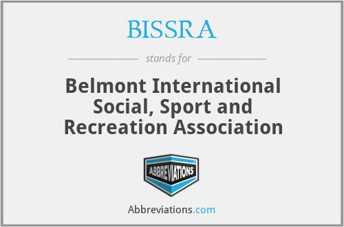 BISSRA - Belmont International Social, Sport and Recreation Association