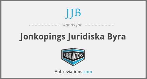 JJB - Jonkopings Juridiska Byra