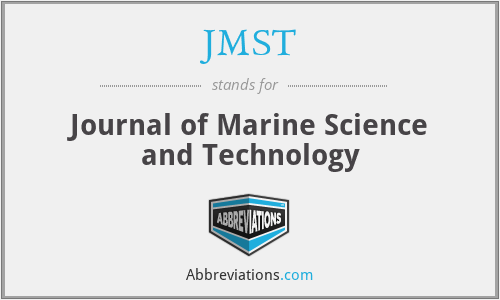 JMST - Journal of Marine Science and Technology
