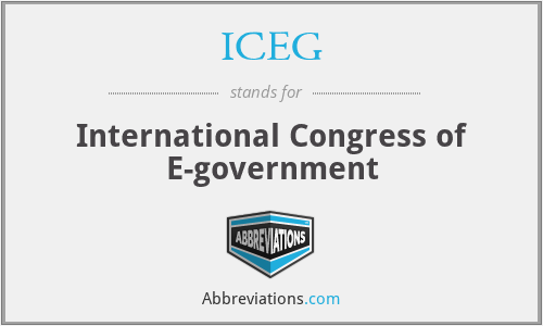 ICEG - International Congress of E-government