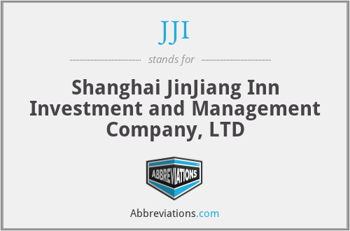 JJI - Shanghai JinJiang Inn Investment and Management Company, LTD