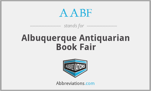 AABF - Albuquerque Antiquarian Book Fair