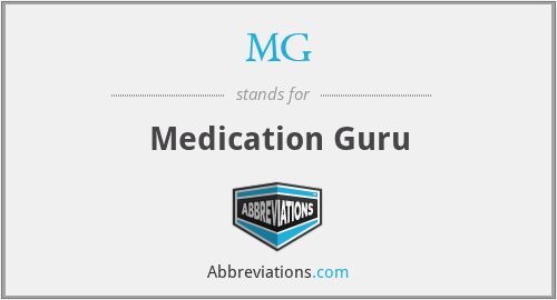 MG - Medication Guru