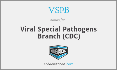 VSPB - Viral Special Pathogens Branch (CDC)