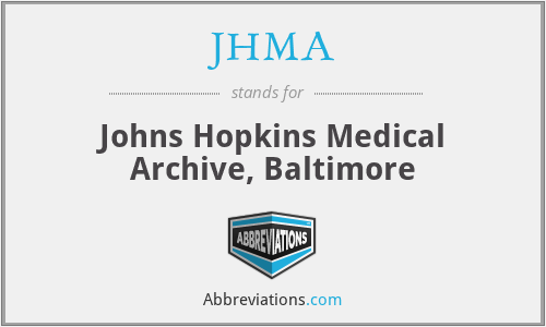 JHMA - Johns Hopkins Medical Archive, Baltimore