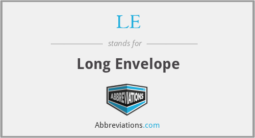 LE - Long Envelope