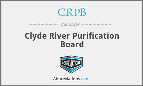 CRPB - Clyde River Purification Board