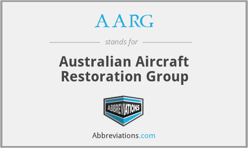 AARG - Australian Aircraft Restoration Group