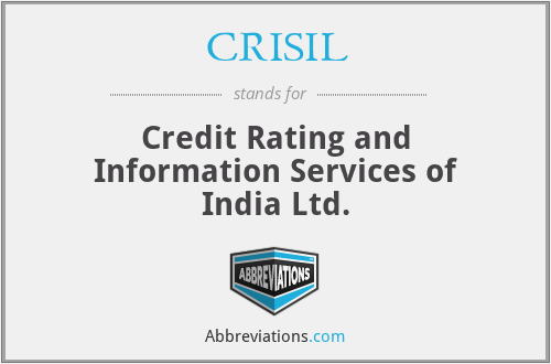 CRISIL - Credit Rating and Information Services of India Ltd.